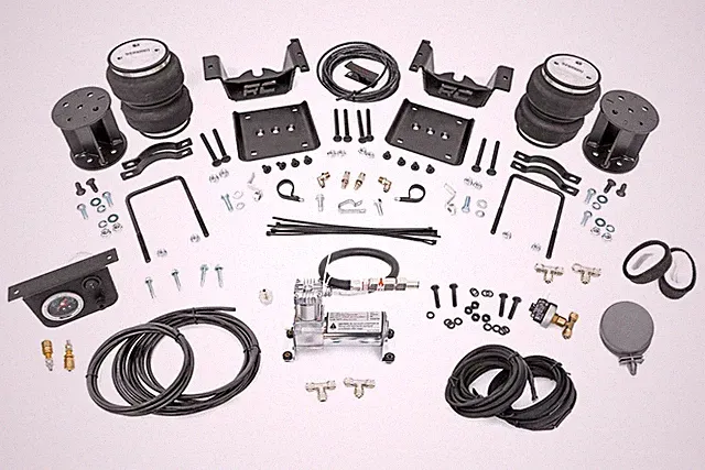 Rough Country Air Spring Kit w/ Compressor 5 Inch Lift Kit Chevy/GMC 1500 07-18