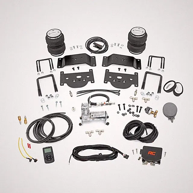 Rough Country Air Spring Kit w/ Wireless Remote & Compressor for 07-21 Tundra
