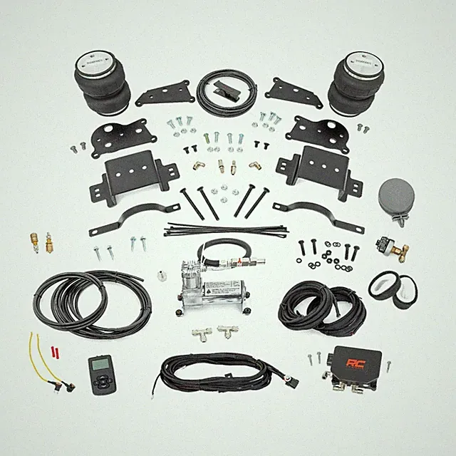 Rough Country Air Spring Kit w/ Wireless Remote & Compressor for Ram 2500 4WD