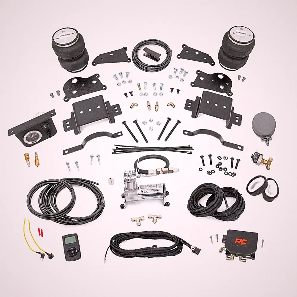 Rough Country Air Springs Kit w/ Remote & Compressor for Ram 2500 w/ Lift Susp.