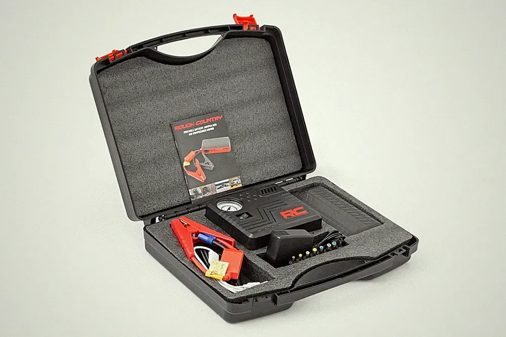 Rough Country Portable Jumper Starter & Air Compressor - 99015