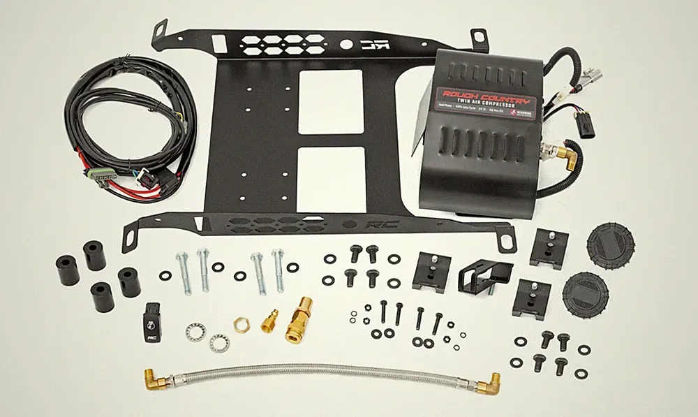 Rough Country Under Seat Air Compressor Kit for Toyota Tacoma 2WD/4WD 2005-2023